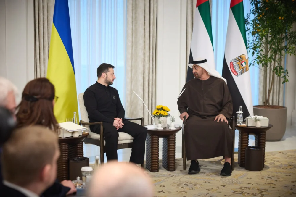 Зеленський в Об’єднаних Арабських Еміратах: Переговори з Мухаммадом бін Заїдом і підписання економічної угоди