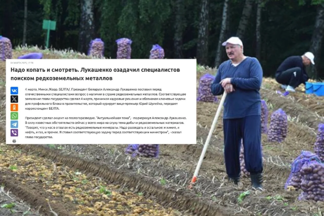 Лукашенко доручив знайти рідкоземельні метали в Білорусії