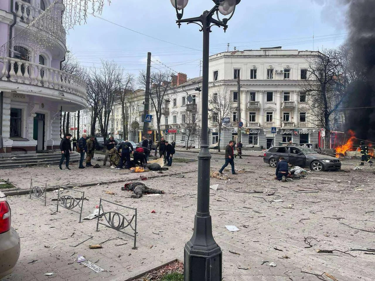 Росія вдарила балістикою по Сумах у Вербну неділю