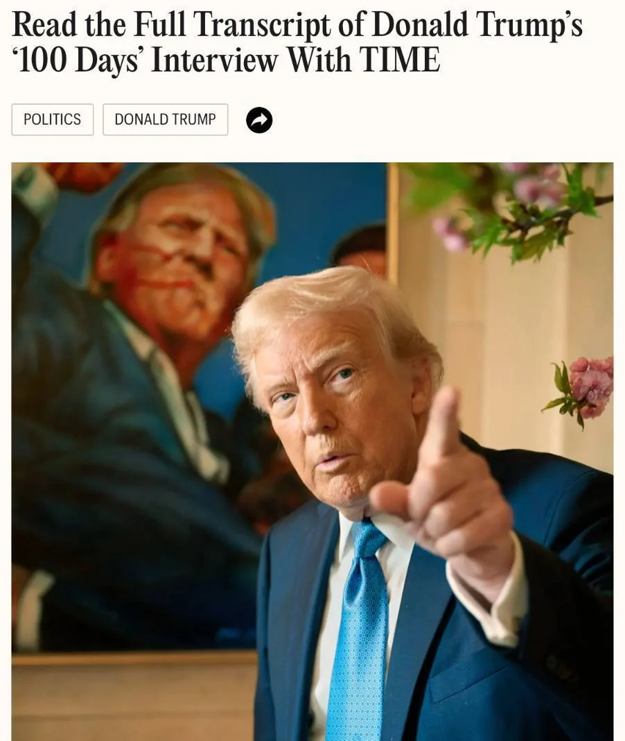 Трамп дав інтерв’ю Time: заяви, які обурили українців