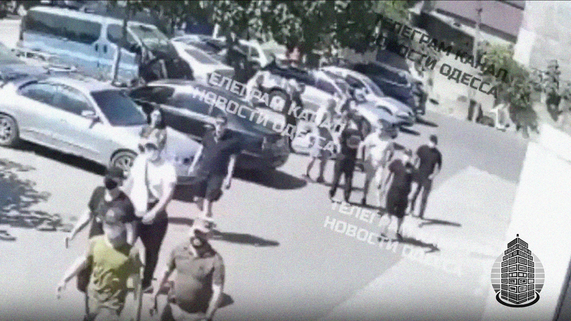 В Одесі оприлюднили відео з камер СТО, де напередодні сталася сутичка з представниками ТЦК