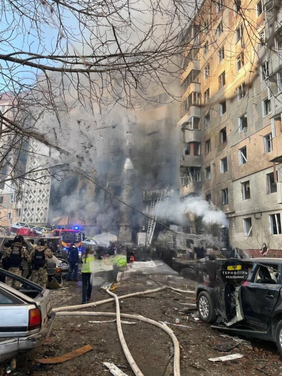У Тернополі зафіксовані руйнування житлових будинків під час нічної атаки — є загиблі та постраждалі